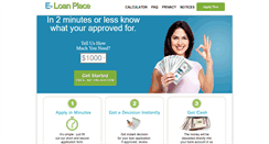 Desktop Screenshot of e-loanplace.com